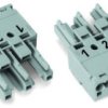 WAGO 770-283/081-000 Złącze męskie sieciowe WINSTA MIDI złącze żeńskie proste Łączna ilość styków: 3 25 A różowy 100 szt