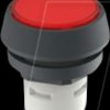 1.30.070.021/1306 RAFIX 16 illuminated pushbutton, flat bezel, round, red