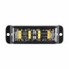 Lampa błyskowa LED do pojazdu, 3W, 4 LED, światło pomarańczowe, śruby, R65 R10, 12V/24V, IP65, LW0056
