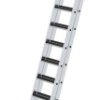 Drabina przedłużana ze stopniem MUNK Günzburger Steigtechnik 040676, Maksymalna wysokość robocza: 5.45 cm