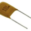 Wielowarstwowy kondensator ceramiczny (MLCC) 2.2μF 50V dc Z5U ±20% THT KEMET