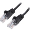 Patch cord U/UTP 5e linka CCA PVC czarny 15m 27AWG 68646