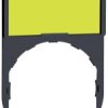 Uchwyt do etykiety Schneider Electric ZBY6102, 50 x 30 mm, biały/żółty