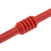 Złączka bananowa, rodzaj: Żeński, wtyk: 4mm, 32A, Czerwony, 1kV