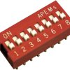 Przełącznik DIP Apem APEM NDP-04-V