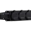 Listwa Gumowa 3X230v 16A Ip54 Schuko Czarna