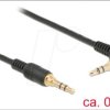 85564 Jack Cable 3.5 mm angled 0.5 m