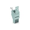 WAGO 2020-112/135-000 12-way 1 Conductor F Plug w Strain Relief Plate