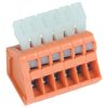 PTR 53191060321E, 6-Way PCB Spring Terminal Block 2.54mm 9A