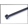 HellermannTyton 118-05060 T50ROS-W-BK-C1 Outside Serrated Cable Tie (Pack 100)