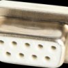 105-09-2-3-0 D-SUB socket, 9-pin, stamped contacts, gold plated