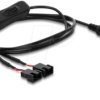 91355 Fan cable DC socket to 2x 4-pin plug, switch, 1 m
