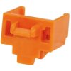 Locking insert, orange, snap-in mounting, for RJ45 socket, PSL-DCJB-OR, package with 10 pieces
