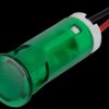 QS103XXG12 Indicator LED, 12 V DC, 10 mm, wired, green
