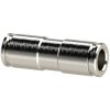 Connector, L 33 mm, 16 bar, brass, nickel-plated, for hose, 108967
